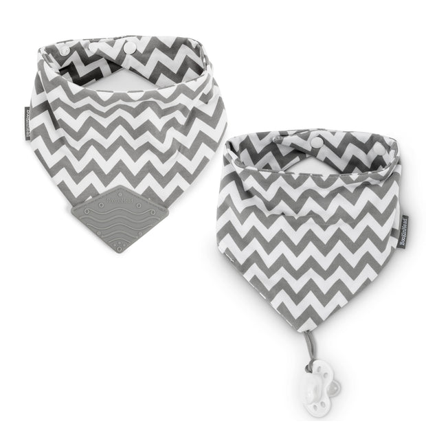 2-Pack Bandana Teether & PaciGrip Bibs