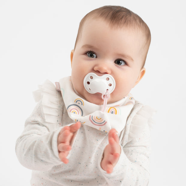 NEW! 2-Pack Pacifier Holder PaciGrip Bibs