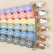 NEW! Single Silicone Citrus Pacifier Clips
