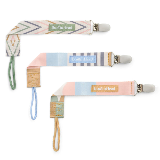 3-Pack Pacifier Clips
