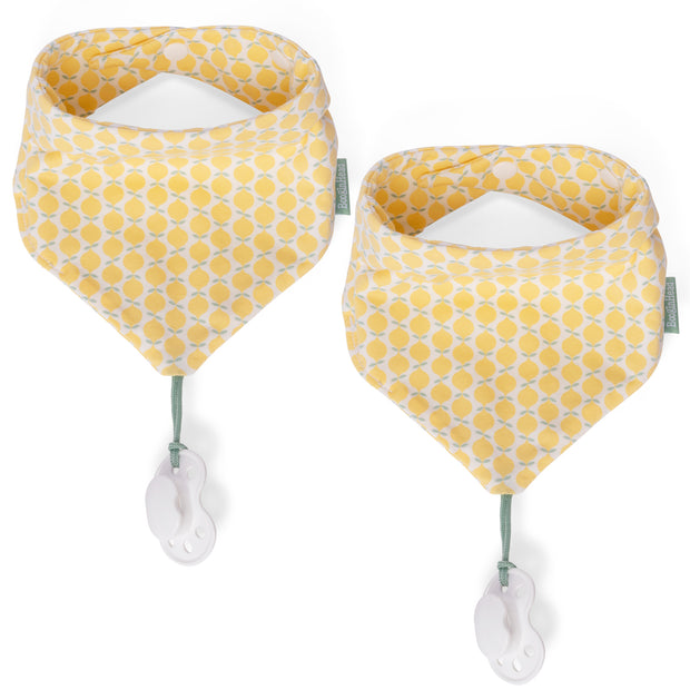 NEW! 2-Pack Pacifier Holder PaciGrip Bibs
