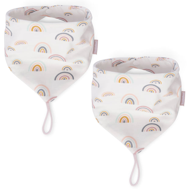 NEW! 2-Pack Pacifier Holder PaciGrip Bibs