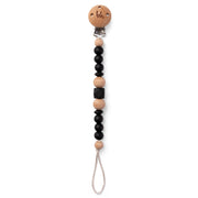 Wood Beaded Pacifier Clips