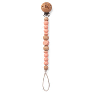 Wood Beaded Pacifier Clips