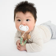 Wood Beaded Pacifier Clips