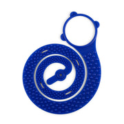 keep your sippy cup from falling or dropping. BooginHead SippiGrip silicone strap in Royal Blue, easy to clean, adjustable size.